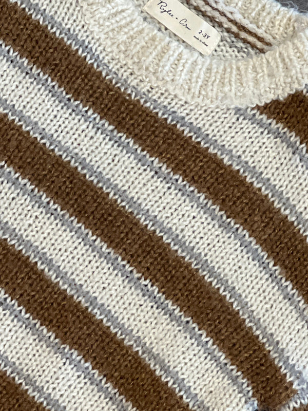 Rylee + Cru Knit Crewneck - 2Y