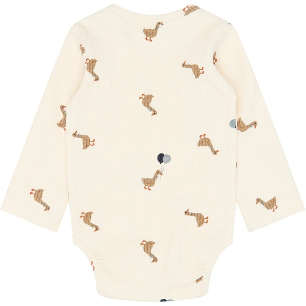 Rib Bodysuit - Birthday Ducks