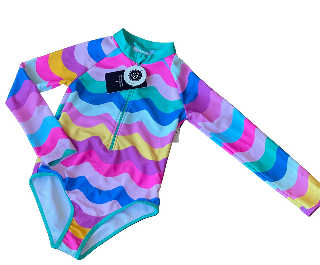 Honeysuckle Rashguard Top - 6Y