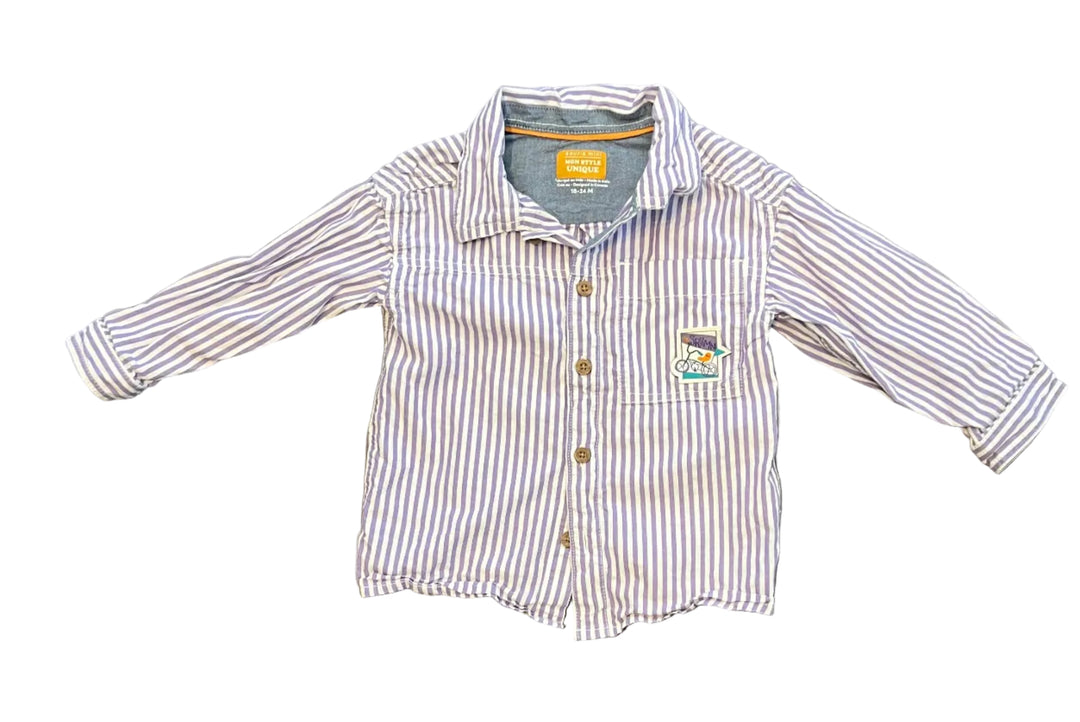 Souris Mini Button Up Top - 18-24M