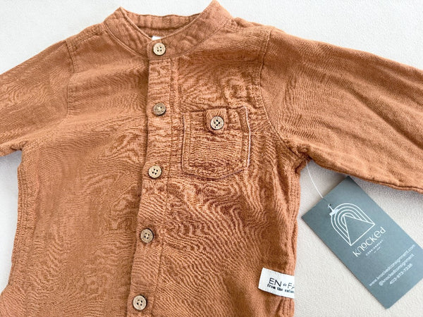 En Fant Button Up Top - 9M