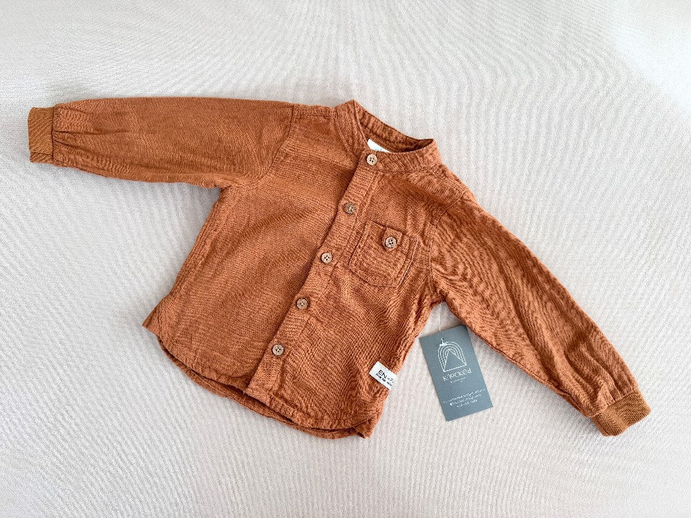En Fant Button Up Top - 9M