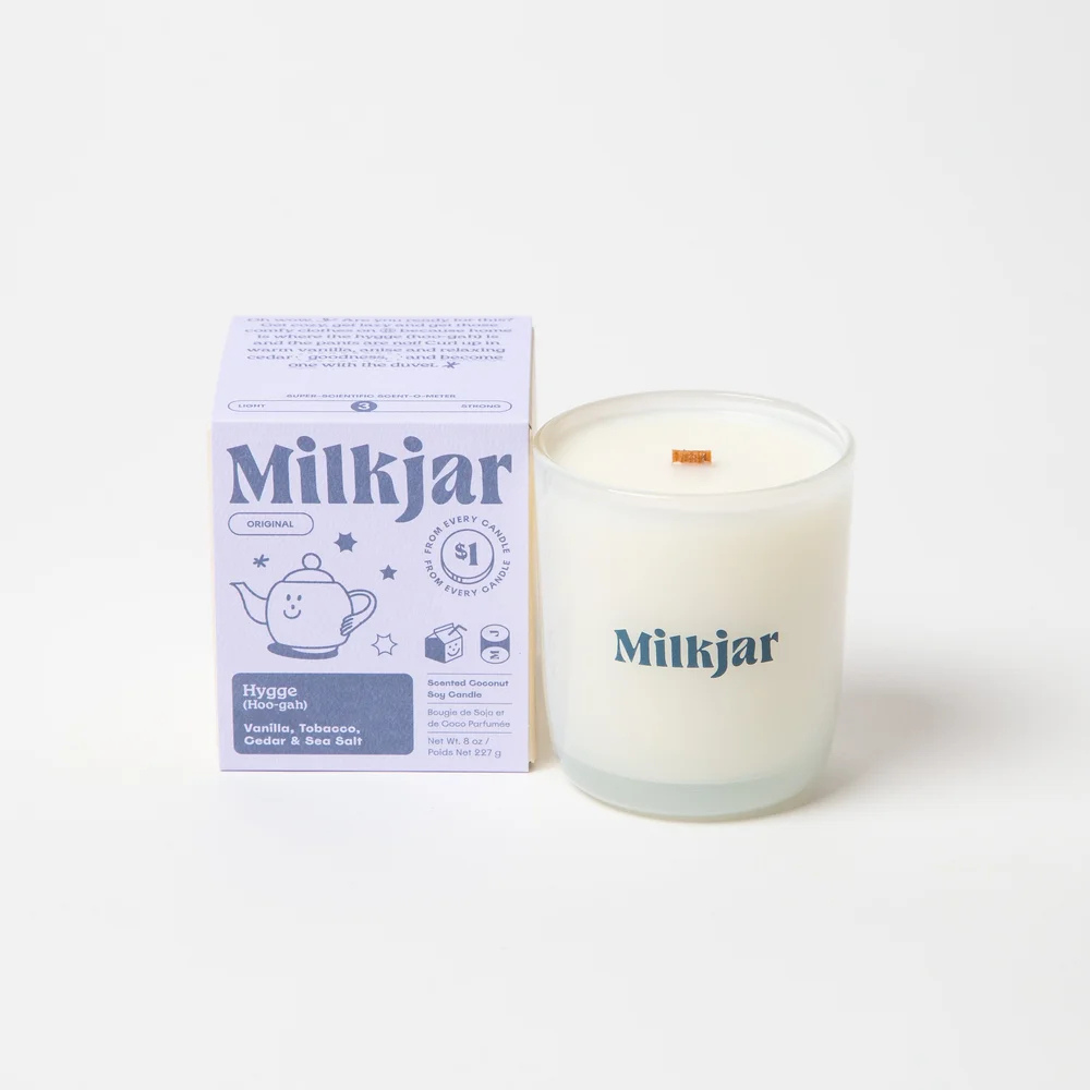 Milk Jar | HYGGE 8 oz CANDLE