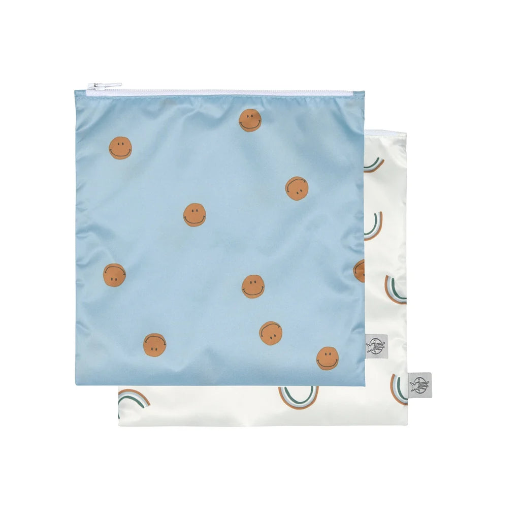 LÄSSIG Happy Rascals Snack Bags – 2 Pack