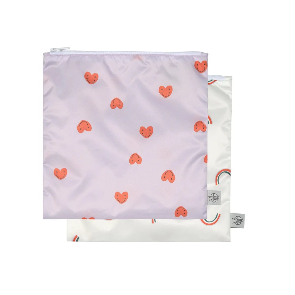 LÄSSIG Happy Rascals Snack Bags – 2 Pack
