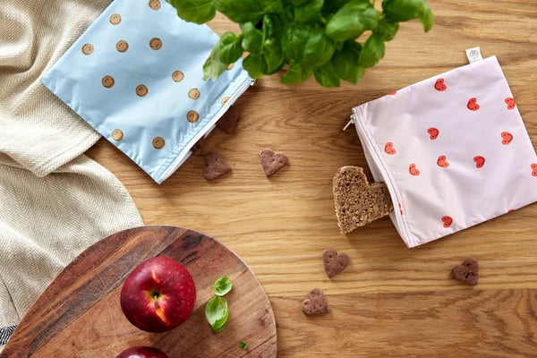 LÄSSIG Happy Rascals Snack Bags – 2 Pack