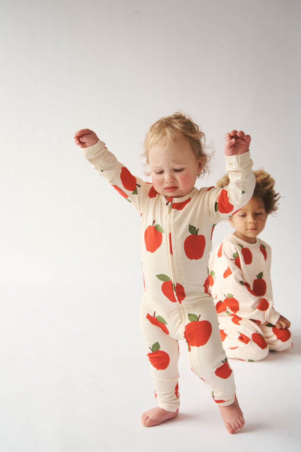Bambi & Birdie | Zipper Sleeper - Apple