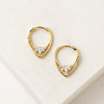 Load image into Gallery viewer, Aria Hoop Earrings - Clear
