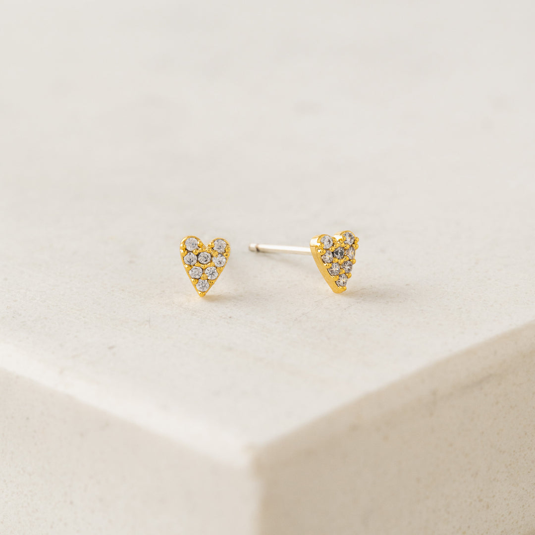 Flutter Stud Earrings - Gold