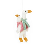 Load image into Gallery viewer, Felt Good Mother Goose Ornament
