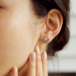 Load image into Gallery viewer, Nico Fan Earrings - White Opal

