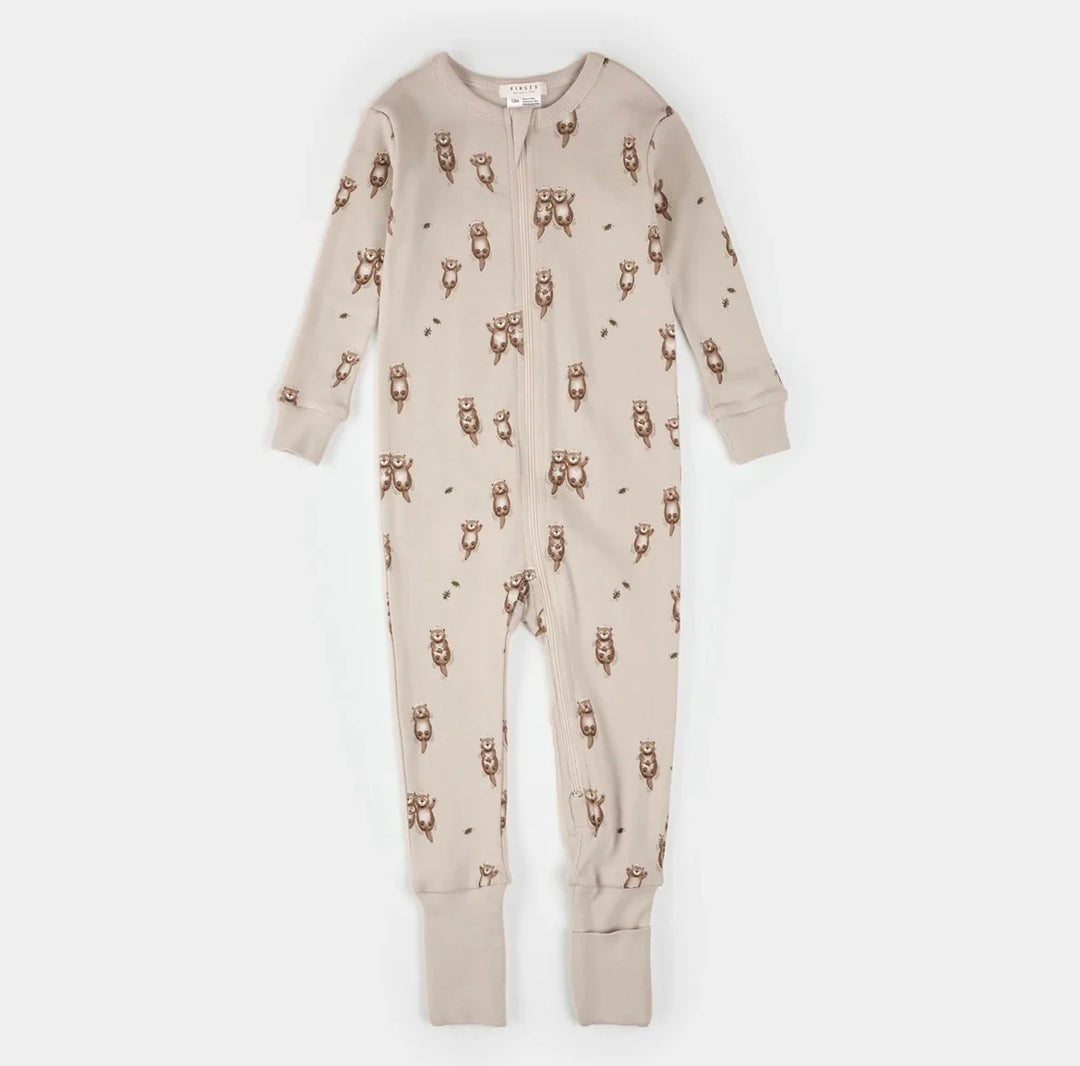 Petit Lem - Otter Print Convertible Sleeper