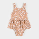 Load image into Gallery viewer, Petit Lem - Ditsy Daisies Skirted Swimsuit
