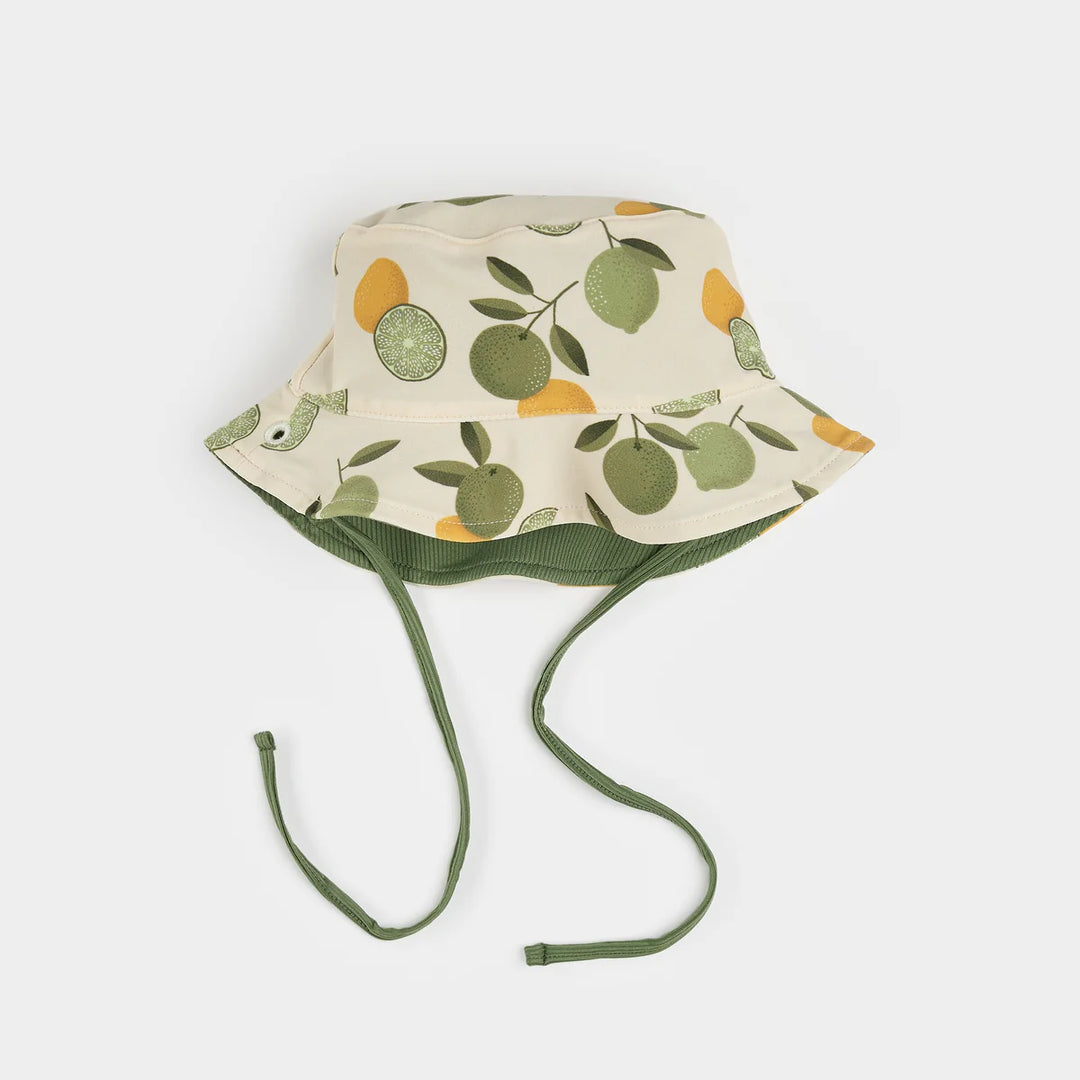 Petit Lem - Citrus Print Reversible Sun Hat