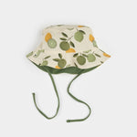 Load image into Gallery viewer, Petit Lem - Citrus Print Reversible Sun Hat
