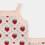 Load image into Gallery viewer, Strawberry Knit Short Set
