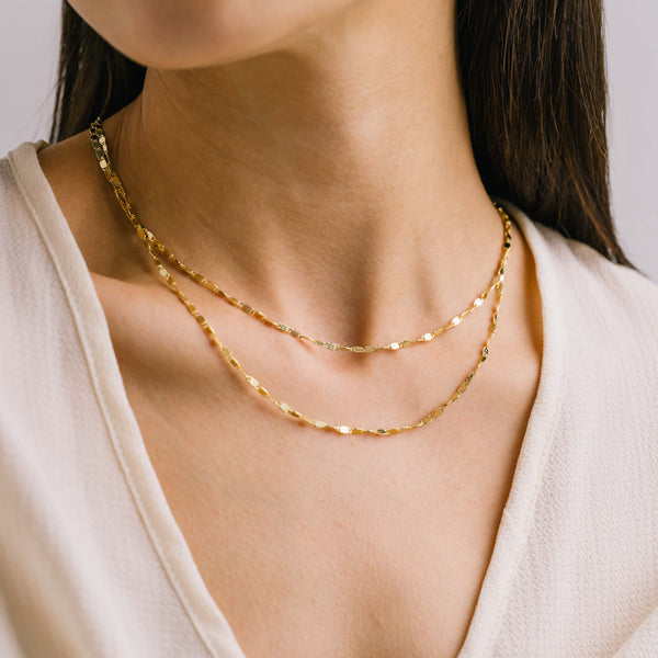 Cleo Layered Necklace - Gold