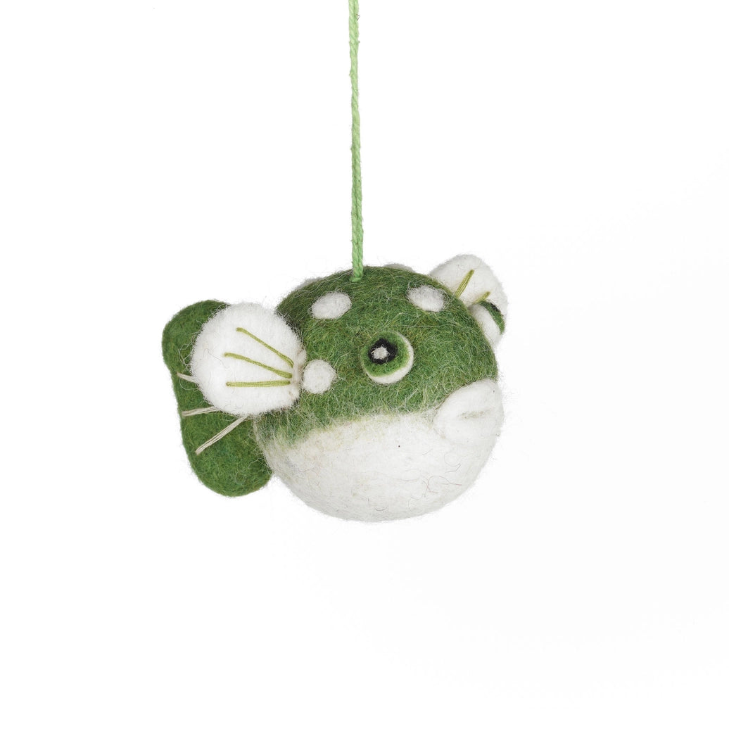 Felt Puffer Fish Ornament