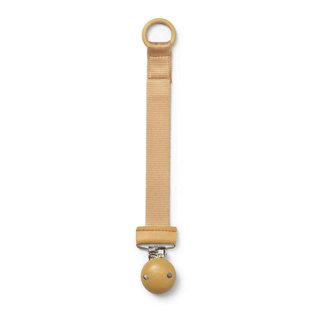 Elodie Details Pacifier Clip – Wood Gold