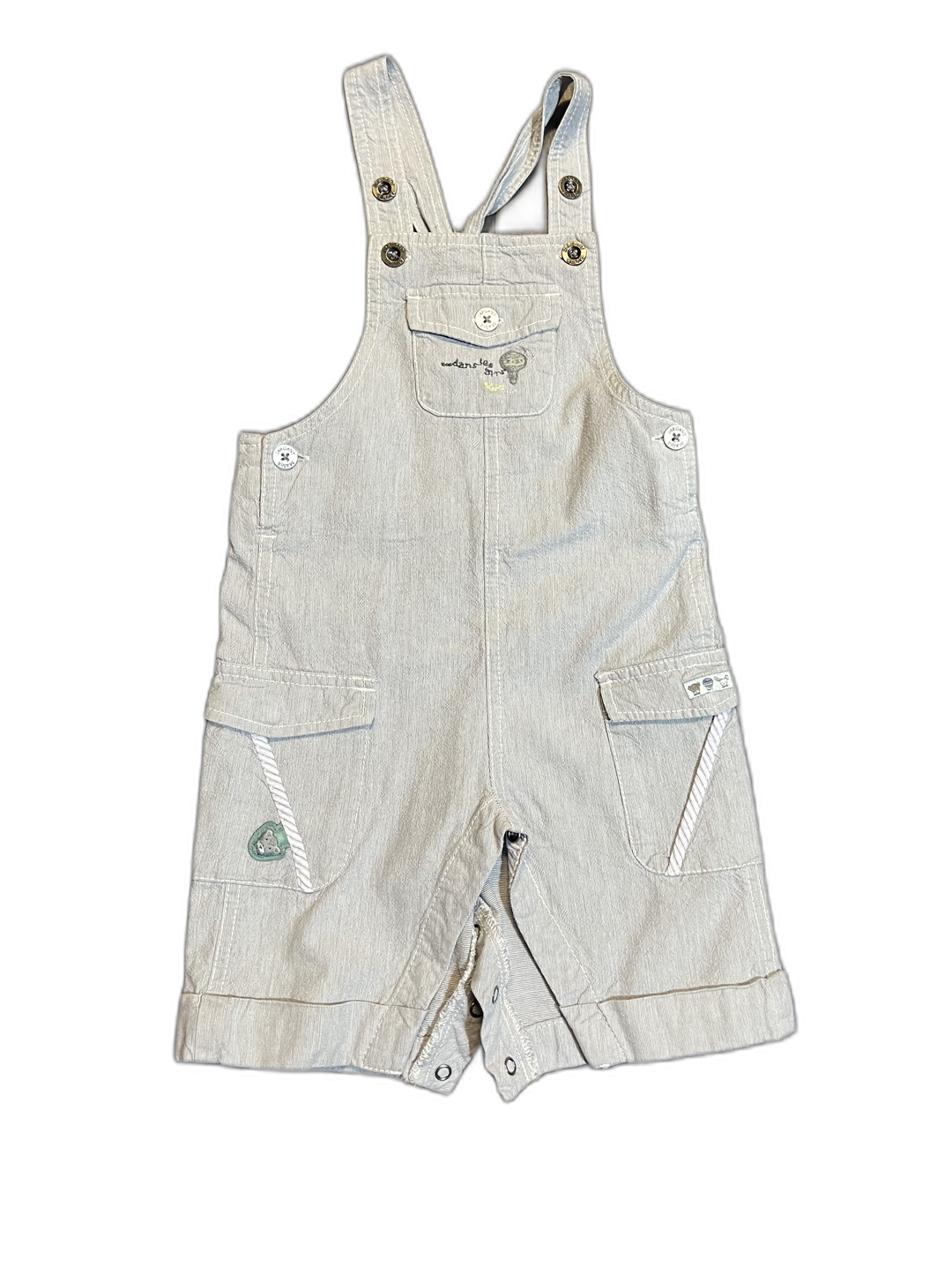 Sergent Major Short Overalls - 12-18M