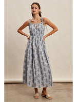 Load image into Gallery viewer, Bluebell Bloom Smocked Maxi Dress
