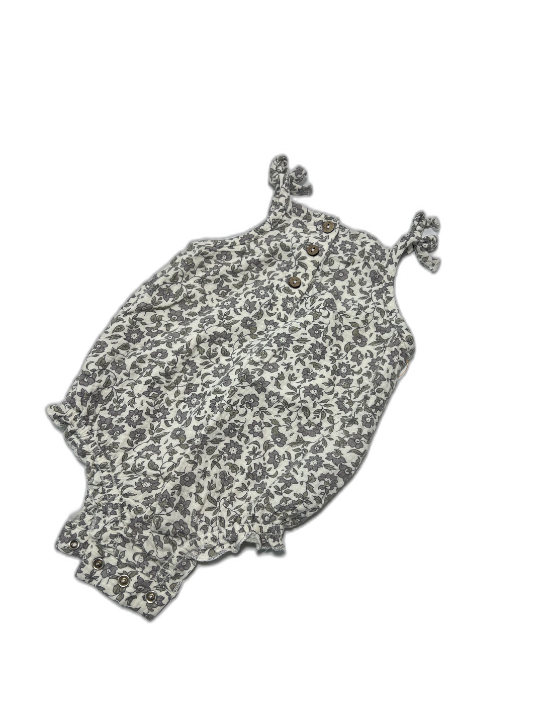 Quincy Mae Bubble Romper - 3-6M