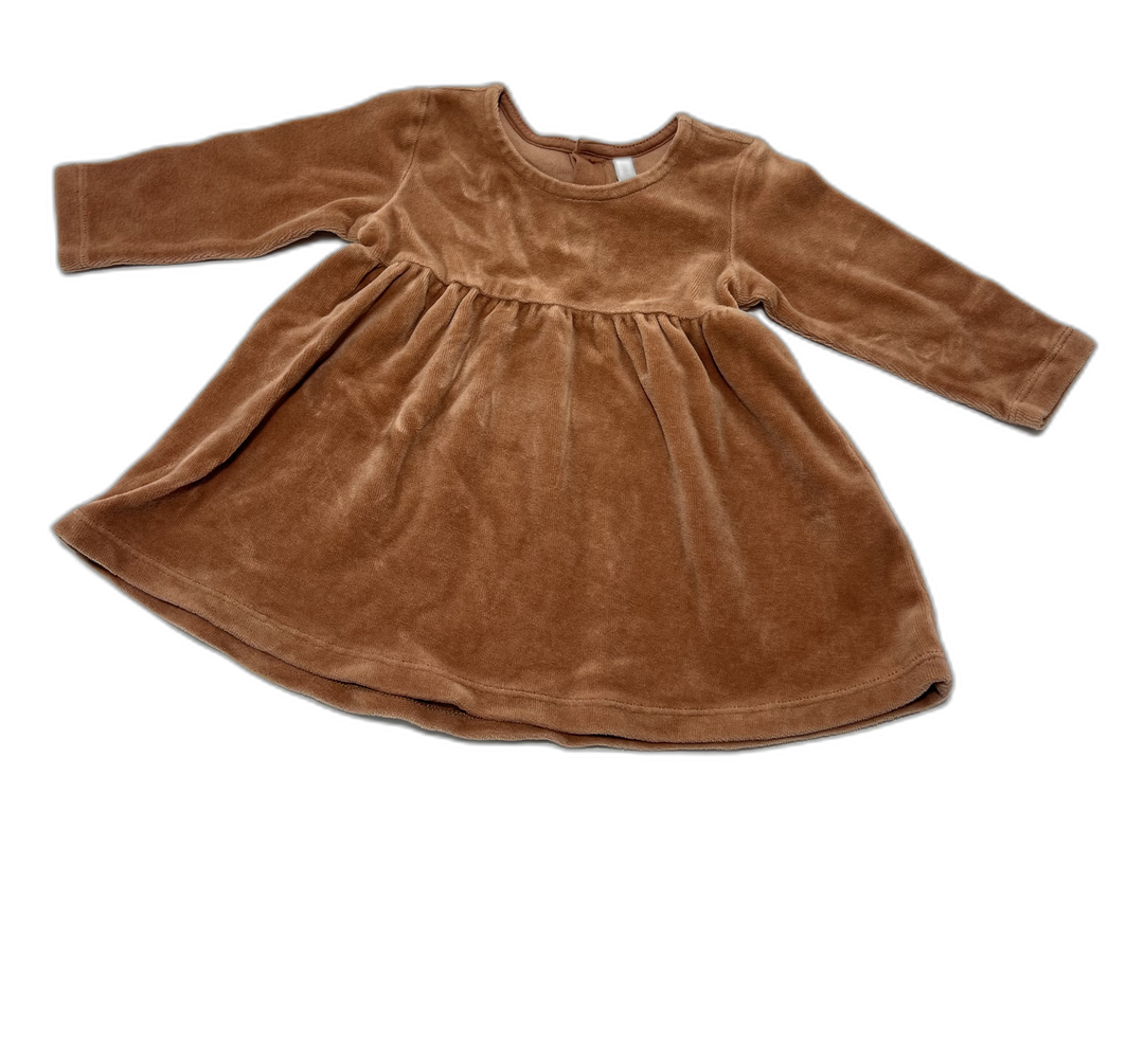 Quincy Mae LS Dress - 3-6M