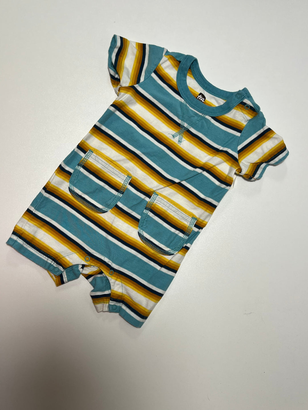 Tea Romper - 6-12M