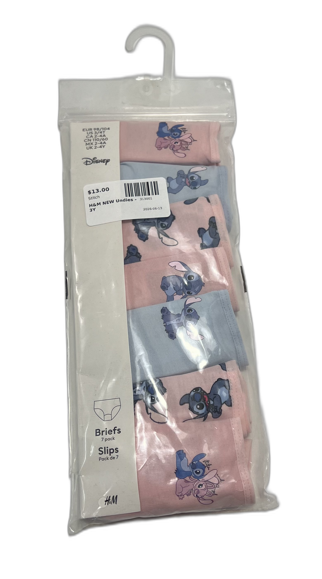 H&M NEW Undies - 3Y
