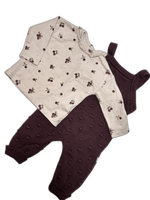 Load image into Gallery viewer, Fixoni Top &amp; Overalls - 3-6M

