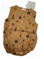 Load image into Gallery viewer, Oeuf NWT Linen Romper - 18-24M
