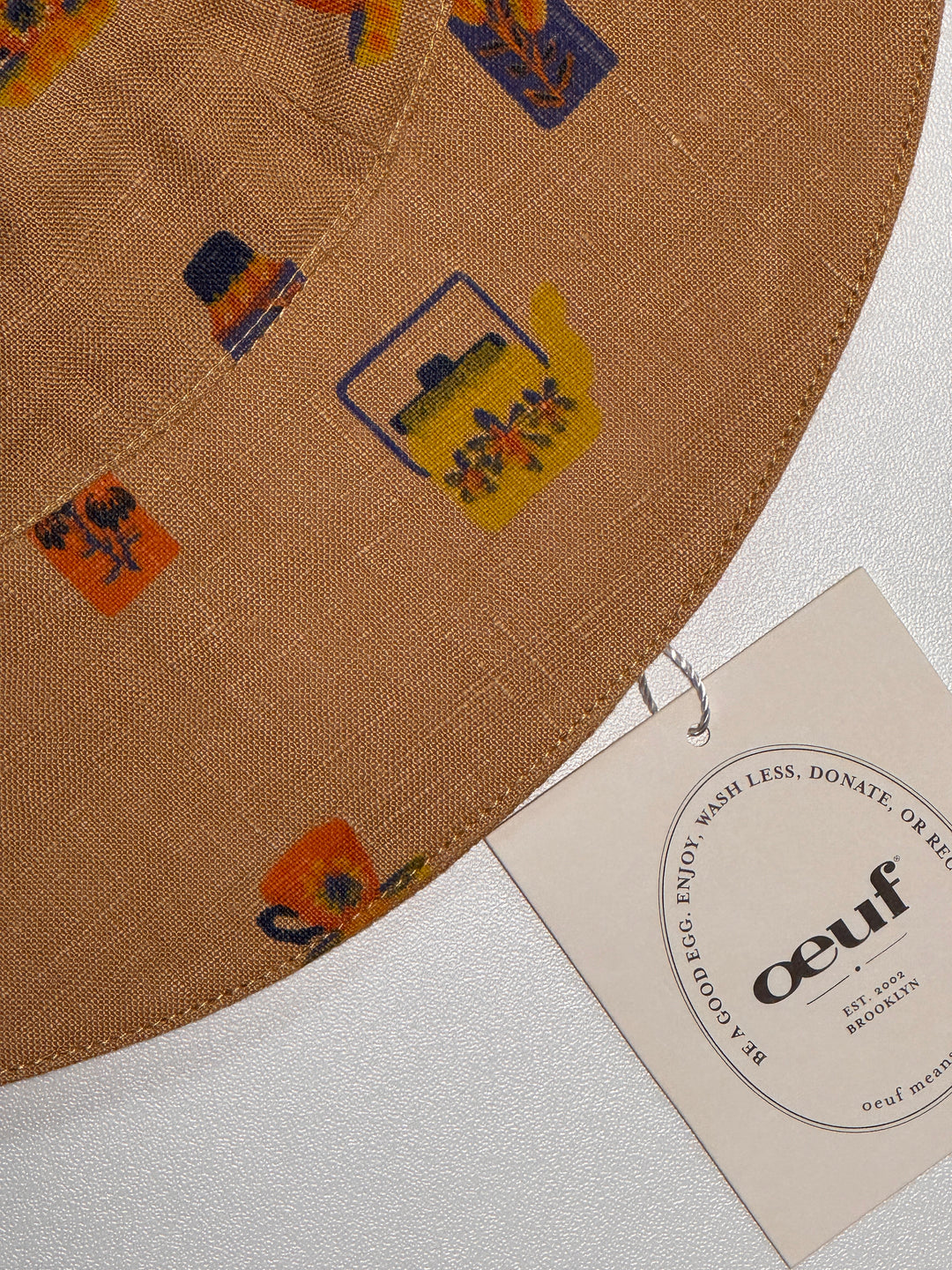 Oeuf NWT Linen Hat - 6-12M