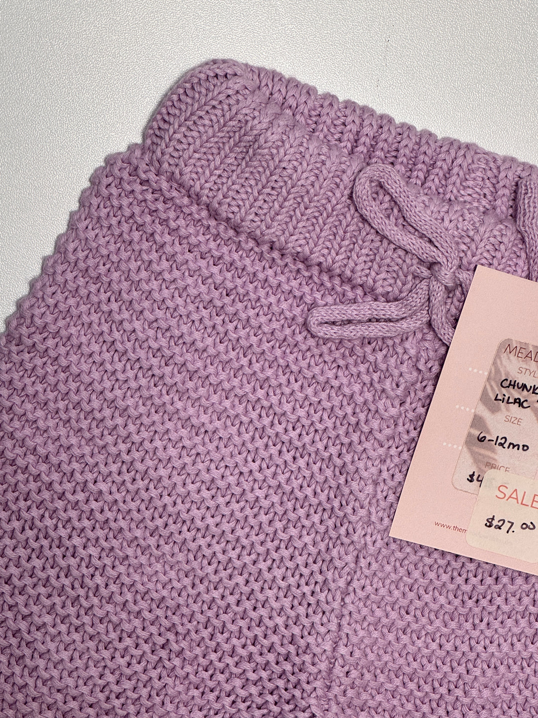 B NWT Knit Pant - 6-12M