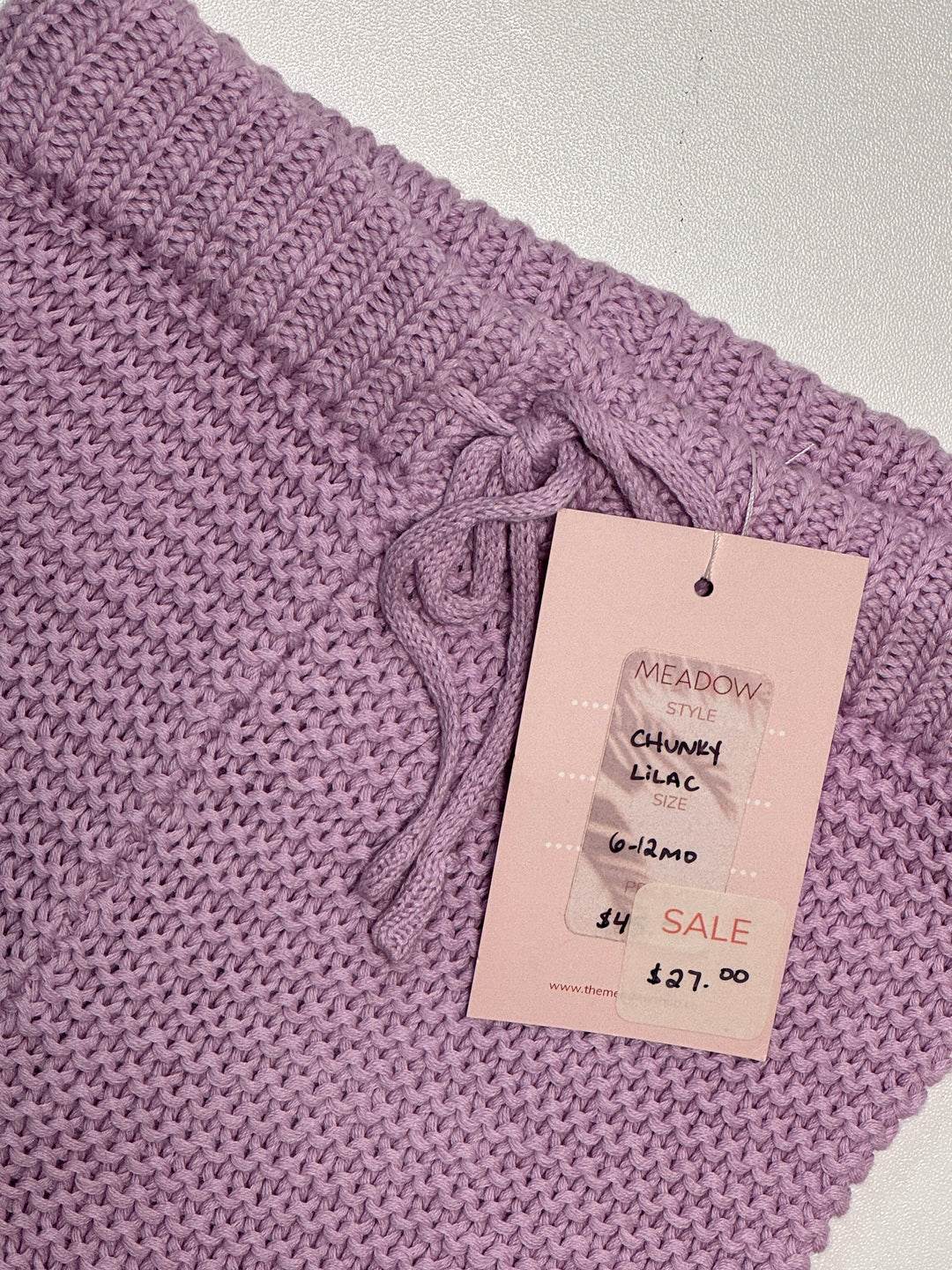 B NWT Knit Pant - 6-12M