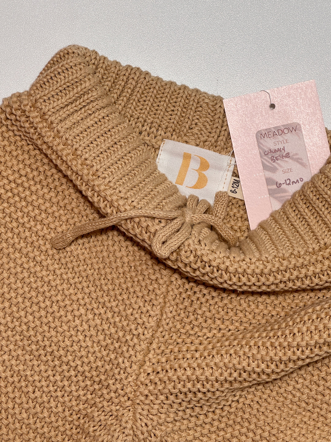 B Knit Pant - 6-12M