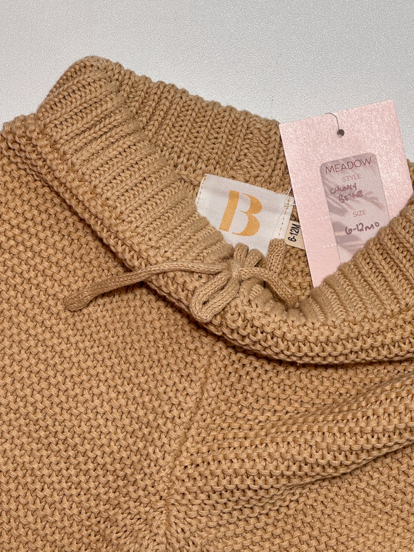 B Knit Pant - 6-12M