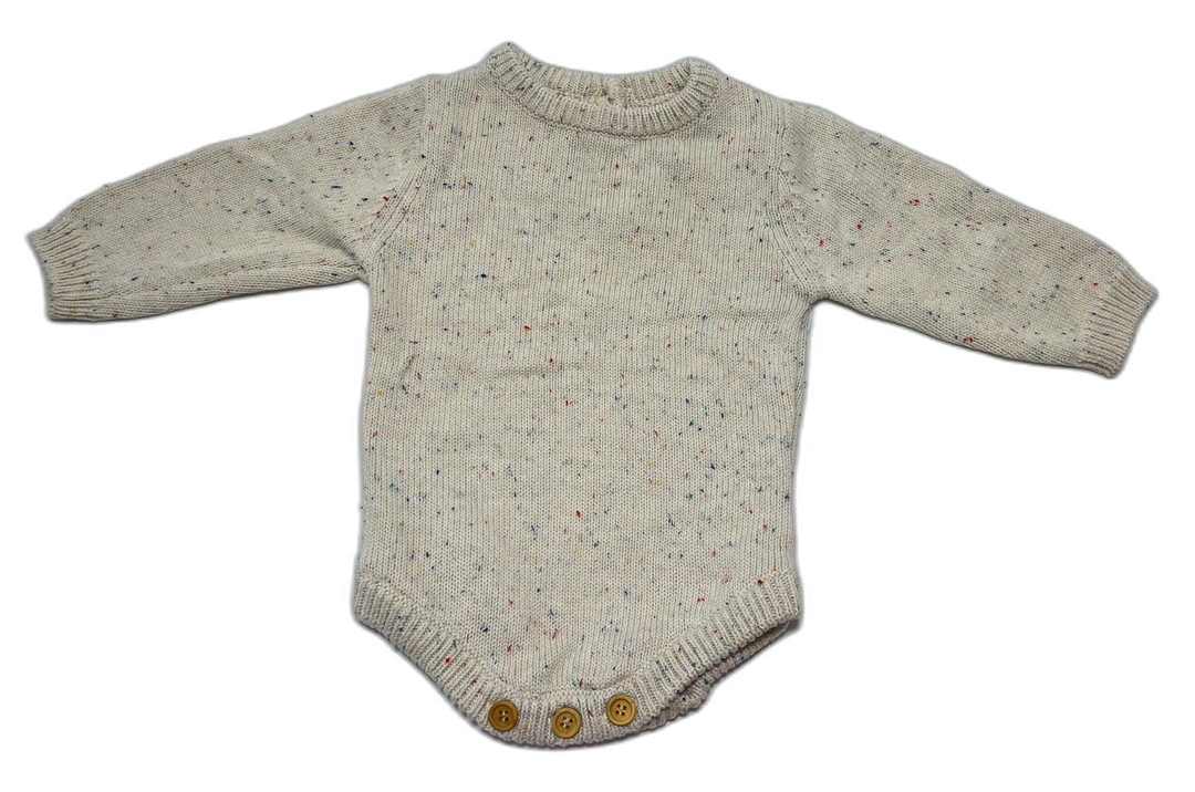 Hayden Baby LS Romper - 3-6M