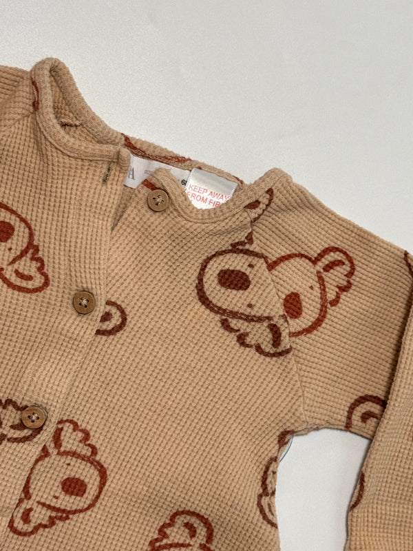Zara LS Romper - 3-6M