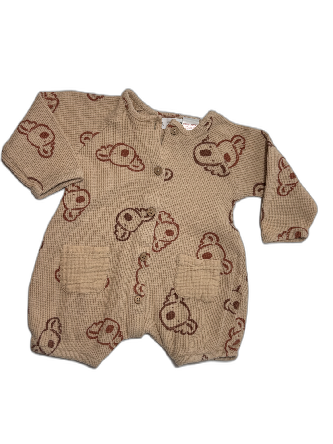 Zara LS Romper - 3-6M