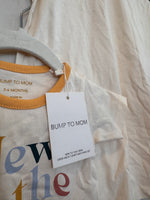 Load image into Gallery viewer, Bump to Mom NWT Matching Mom + Baby Top - L &amp; 3-6M
