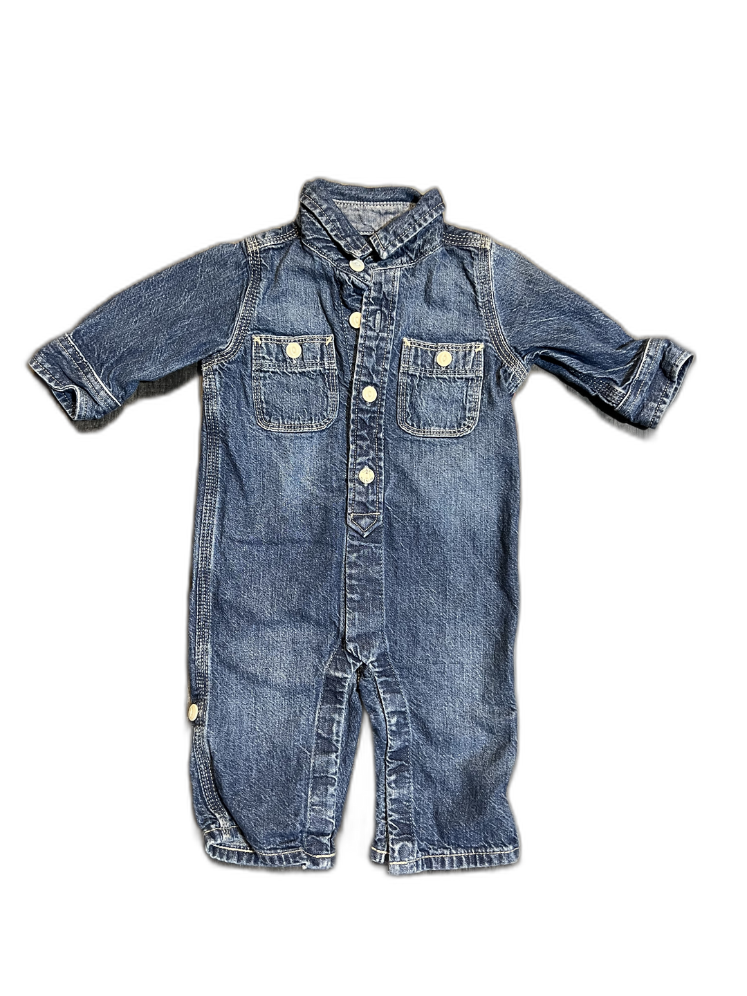 OshKosh Overall Romper Shorts - 3Y