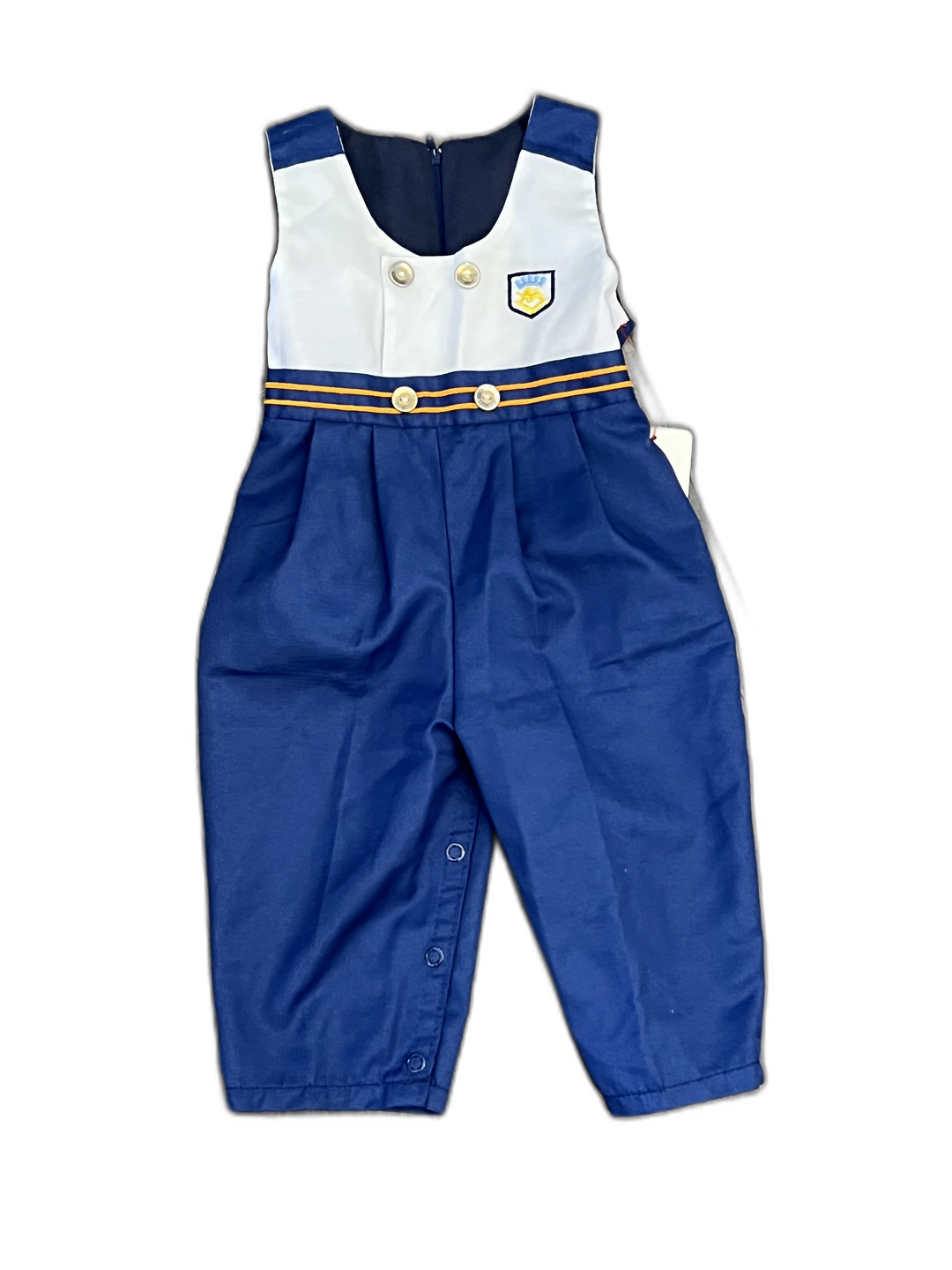 Charming Originals Sailor Romper - 6-12M