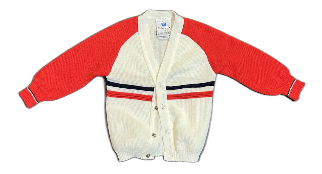 Clayeux Vintage Knit Cardigan - 6-12M