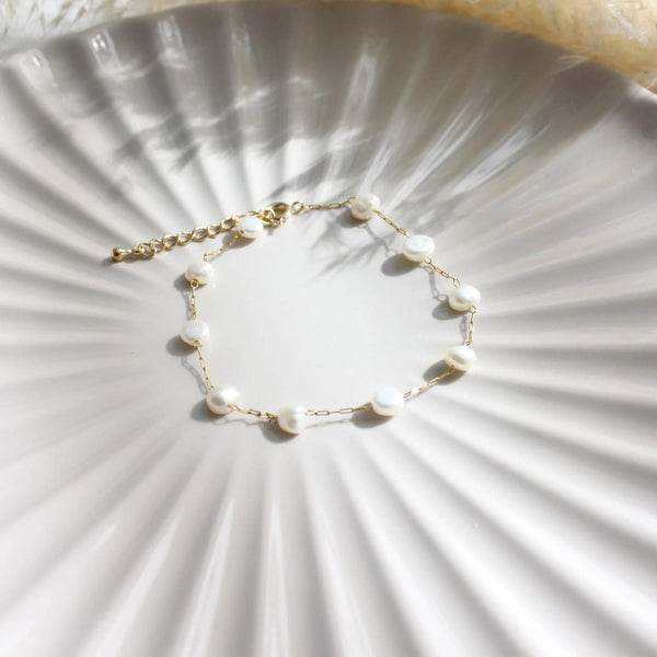 Elisa Maree Jewelry - Beloved Spaced Pearl Bracelet