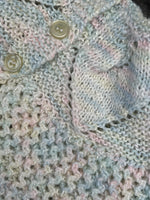 Load image into Gallery viewer, Handmade Cardigan + Booties - 3-6M
