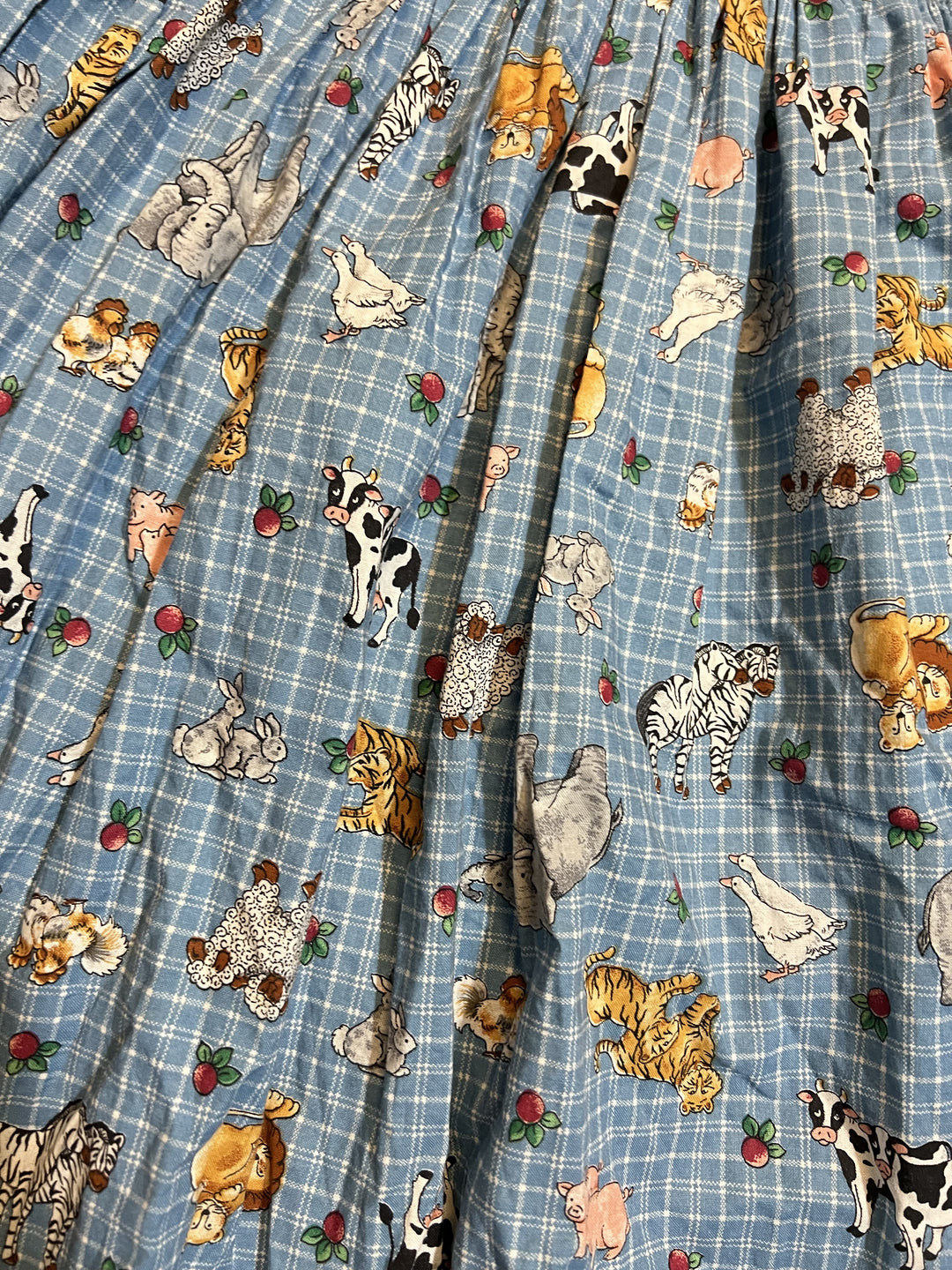 Crab Apple Cottage Vintage Cotton Dress - 12Y