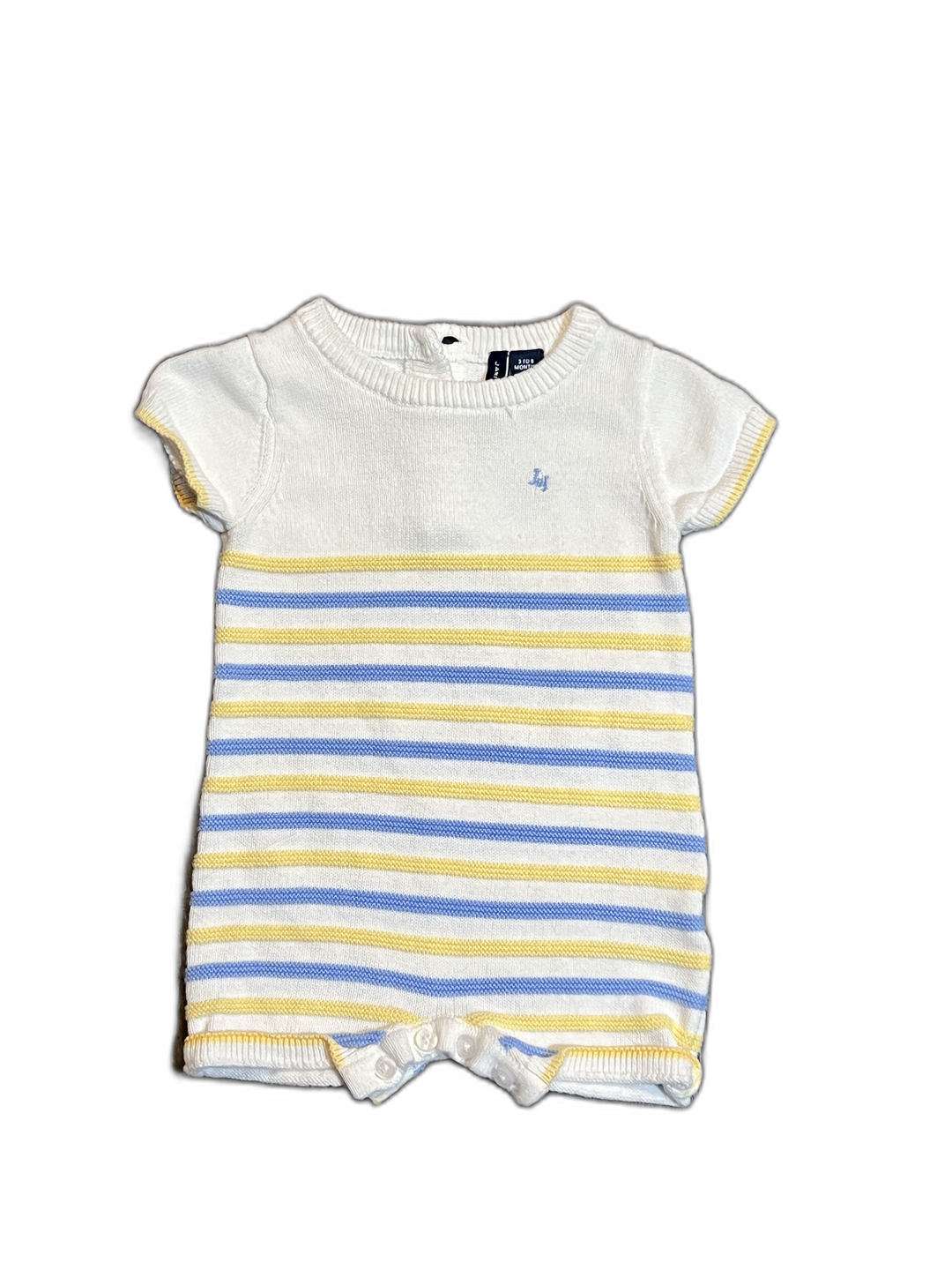 Janie & Jack Knit Short Romper - 3-6M