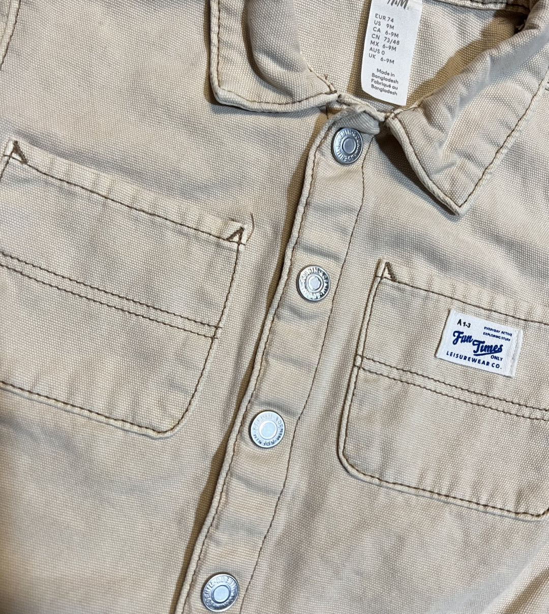 H&M Shacket - 6-12M