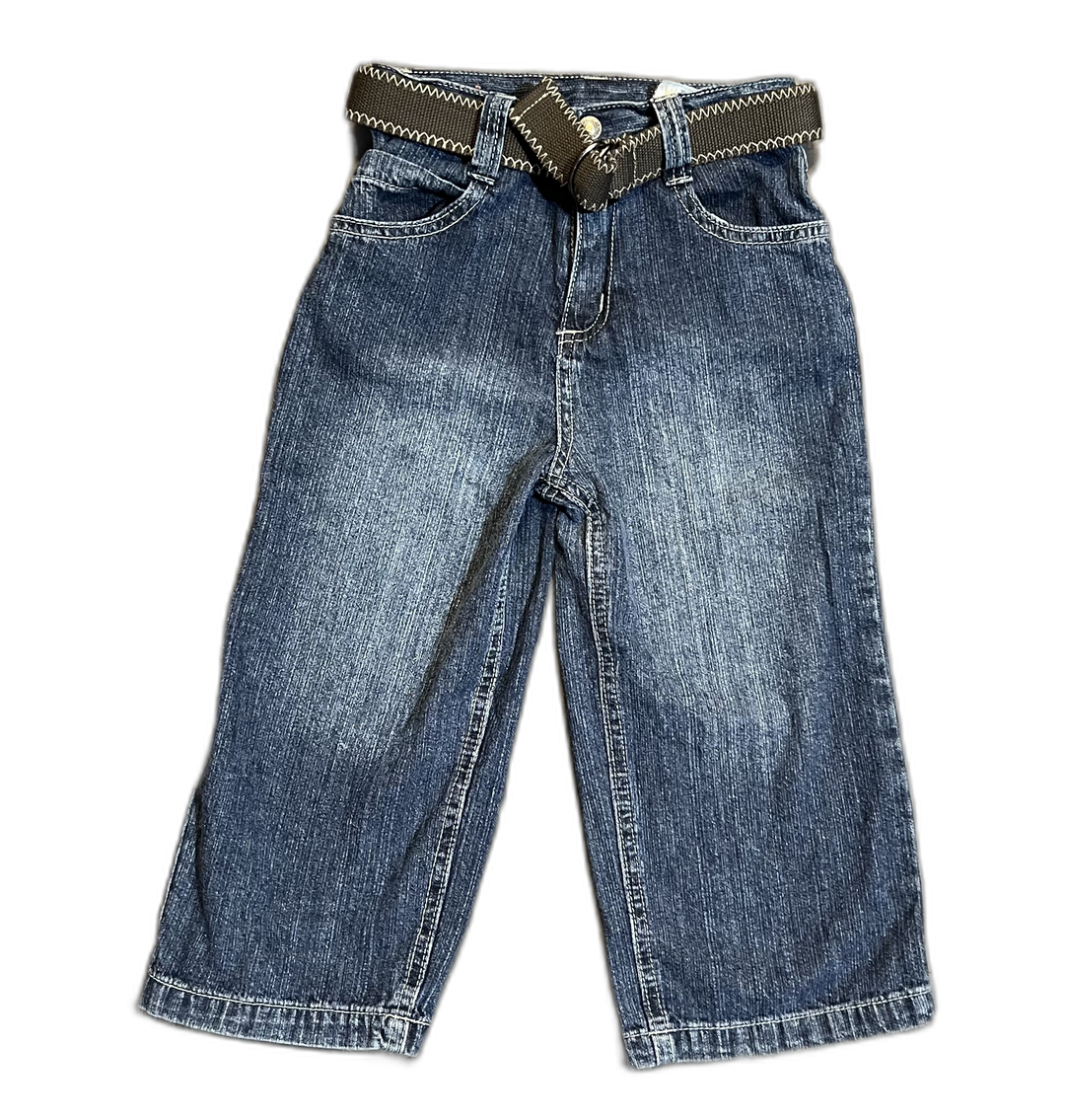 Nevada Belted Jeans - 3Y