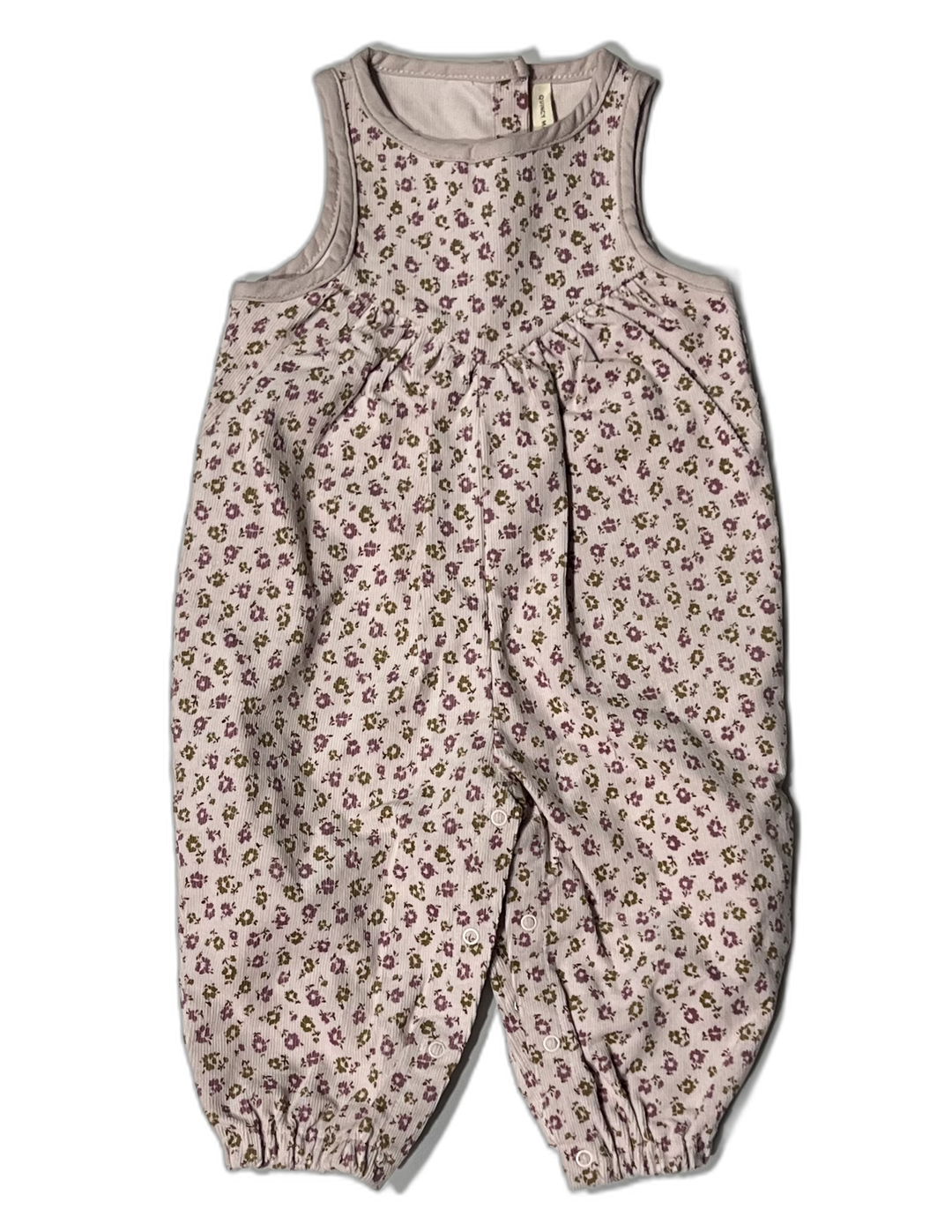Quincy Mae Cord Romper - 6-12M